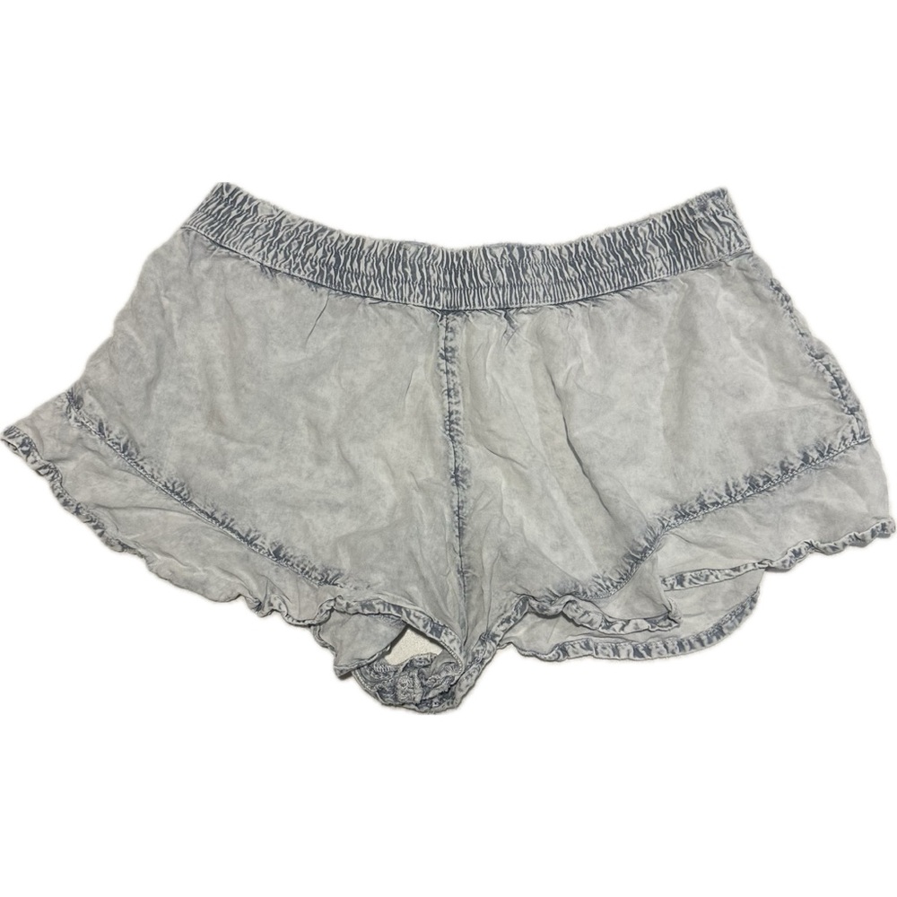 3/$8 BP. Light Grayish Blue Ruffled Shorts